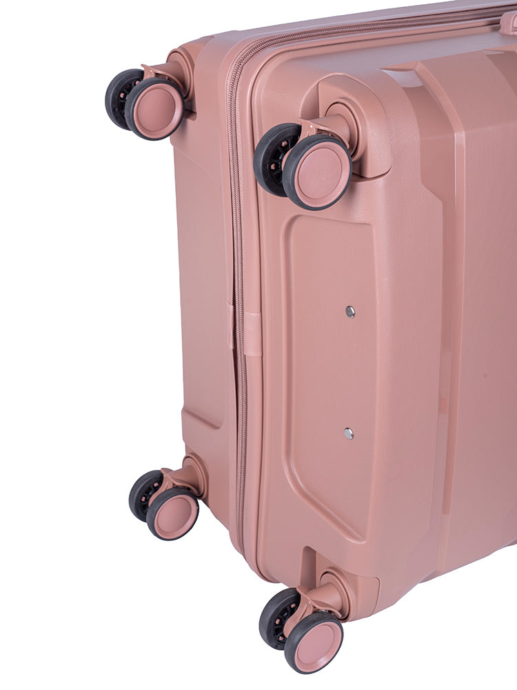 Voyager Pacific Large 75cm  Wheel Trolley Case Pink