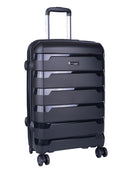 Voyager Pacific Medium 65cm Wheel Trolley Case Black